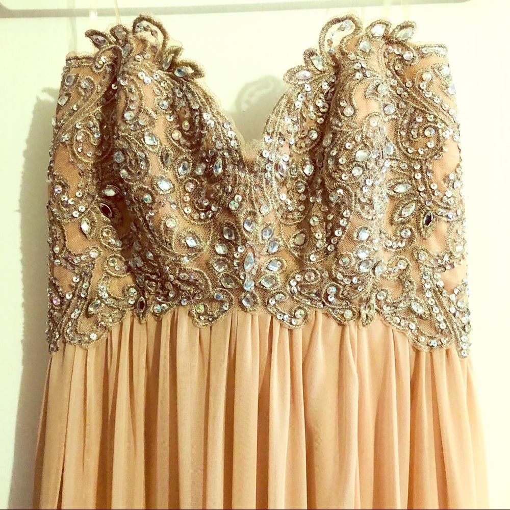 Nude dress